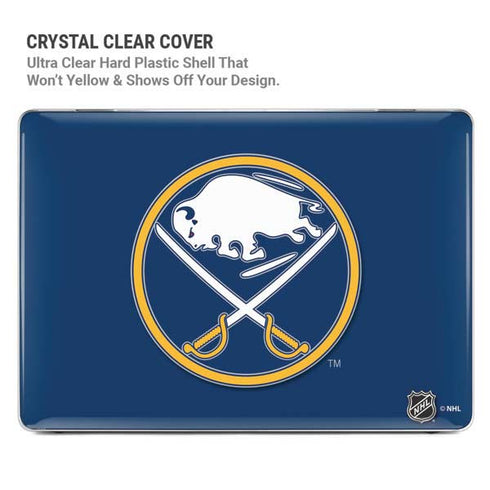 NHL Buffalo Sabres Solid Background MacBook Pro 16in (2021-25) Case plus Skin