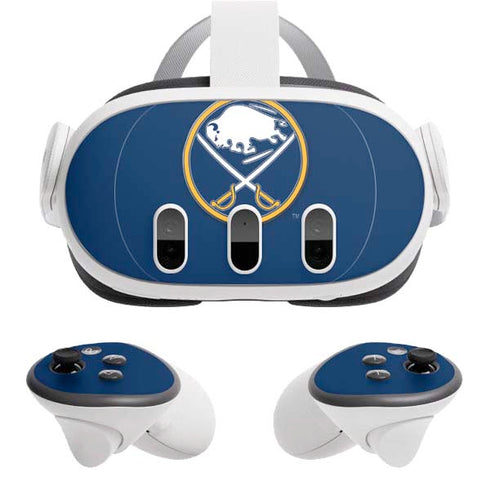 NHL Buffalo Sabres Solid Background Meta Quest 3 Skin