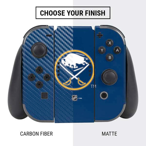 NHL Buffalo Sabres Solid Background Nintendo Switch Bundle Skin