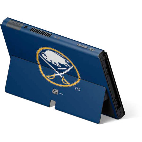 NHL Buffalo Sabres Solid Background Nintendo Switch OLED (2021) Skin