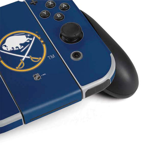 NHL Buffalo Sabres Solid Background Nintendo Switch OLED (2021) Skin