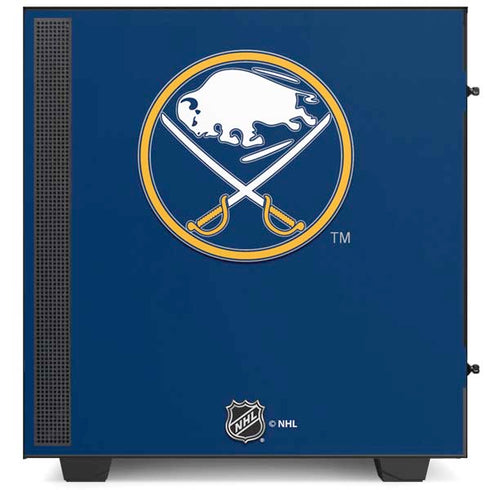 NHL Buffalo Sabres Solid Background NZXT H510 Compact ATX Mid-Tower Case Skin