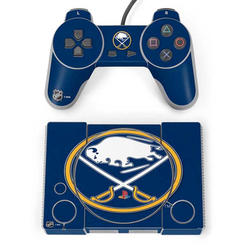 NHL Buffalo Sabres Solid Background PlayStation Classic Bundle Skin