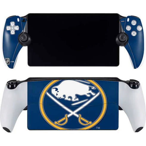 NHL Buffalo Sabres Solid Background PlayStation Portal Remote Player Skin