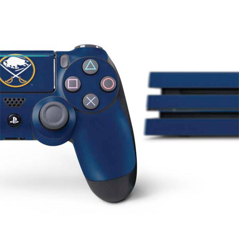 NHL Buffalo Sabres Solid Background PS4 Pro Bundle Skin