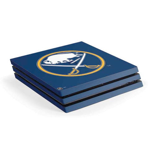 NHL Buffalo Sabres Solid Background PS4 Pro Console Skin