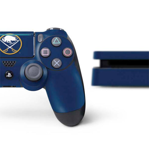 NHL Buffalo Sabres Solid Background PS4 Slim Bundle Skin