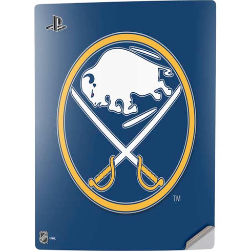 NHL Buffalo Sabres Solid Background PS5 Digital Edition Console Skin