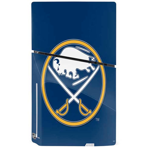 NHL Buffalo Sabres Solid Background PS5 Slim Disk Bundle Skin