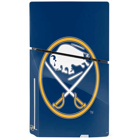 NHL Buffalo Sabres Solid Background PS5 Slim Disk Console Skin