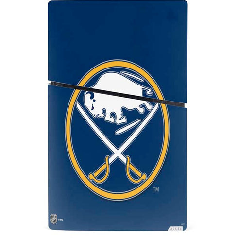 NHL Buffalo Sabres Solid Background PS5 Slim Digital Edition Bundle Skin