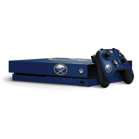 NHL Buffalo Sabres Solid Background Xbox One X Bundle Skin