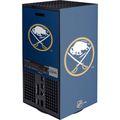 NHL Buffalo Sabres Solid Background Xbox Series X Console Skin
