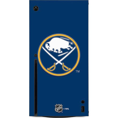 NHL Buffalo Sabres Solid Background Xbox Series X Console Skin