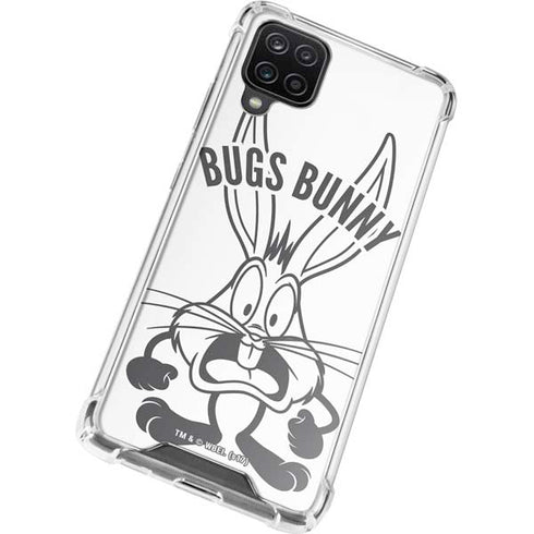 Looney Tunes Bugs Bunny Big Head Galaxy A12 Clear Case