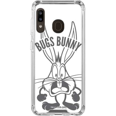 Looney Tunes Bugs Bunny Big Head Galaxy A30 Clear Case