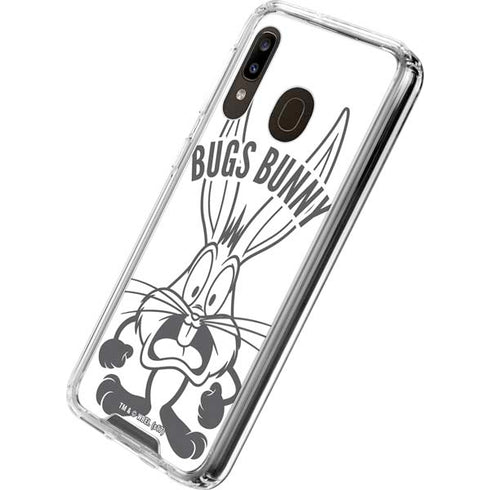 Looney Tunes Bugs Bunny Big Head Galaxy A30 Clear Case