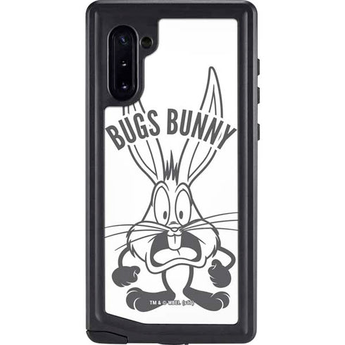 Looney Tunes Bugs Bunny Big Head Galaxy Note 10 Waterproof Case