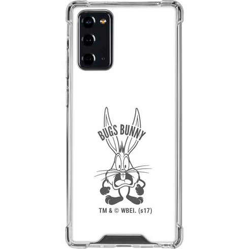 Looney Tunes Bugs Bunny Big Head Galaxy Note20 5G Clear Case