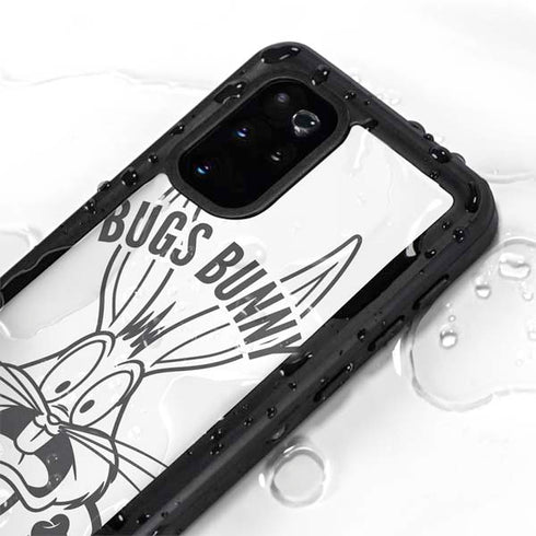 Looney Tunes Bugs Bunny Big Head Galaxy S20 Plus Waterproof Case