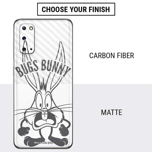 Looney Tunes Bugs Bunny Big Head Galaxy S20 Skin