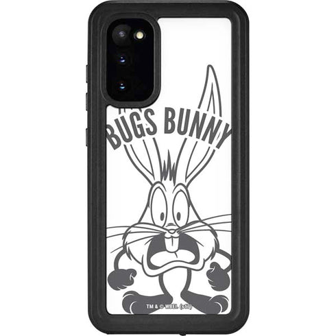 Looney Tunes Bugs Bunny Big Head Galaxy S20 Waterproof Case