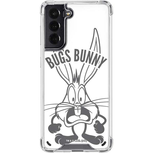 Looney Tunes Bugs Bunny Big Head Galaxy S21 5G Clear Case