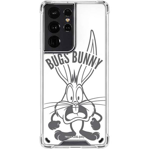 Looney Tunes Bugs Bunny Big Head Galaxy S21 Ultra 5G Clear Case