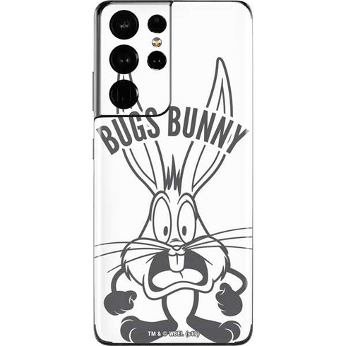 Looney Tunes Bugs Bunny Big Head Galaxy S21 Ultra 5G Skin