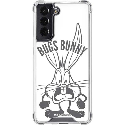 Looney Tunes Bugs Bunny Big Head Galaxy S22 Clear Case