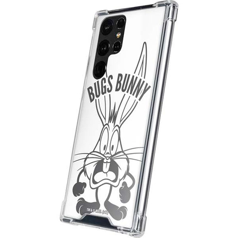 Looney Tunes Bugs Bunny Big Head Galaxy S22 Ultra Clear Case