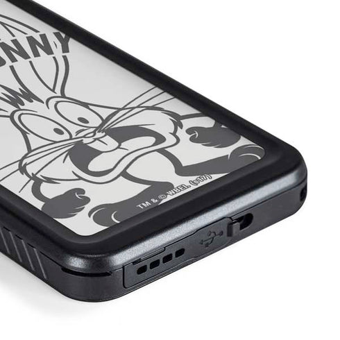 Looney Tunes Bugs Bunny Big Head Galaxy S23 Plus Waterproof Case