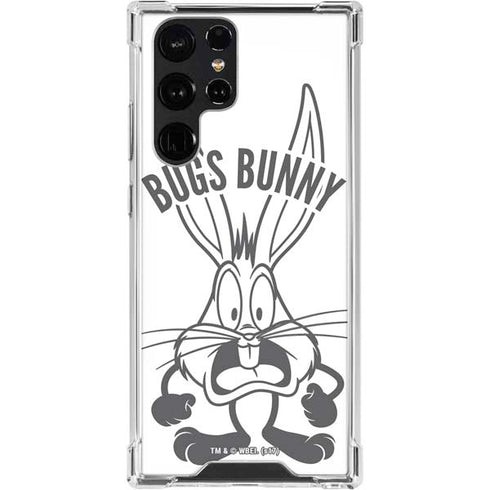 Looney Tunes Bugs Bunny Big Head Galaxy S24 Ultra Clear Case