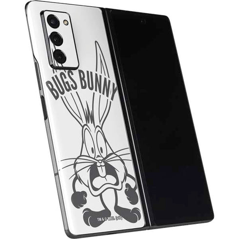 Looney Tunes Bugs Bunny Big Head Galaxy Z Fold2 5G Skin