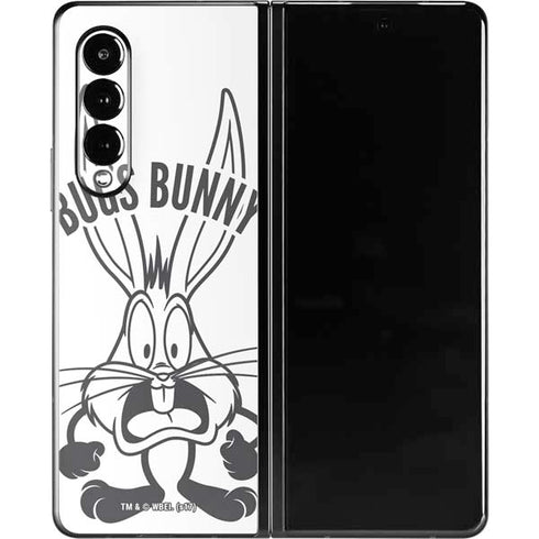Looney Tunes Bugs Bunny Big Head Galaxy Z Fold3 5G Skin