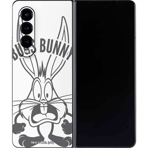 Looney Tunes Bugs Bunny Big Head Galaxy Z Fold4 5G Skin