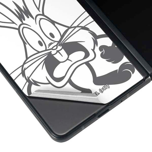 Looney Tunes Bugs Bunny Big Head Galaxy Z Fold4 5G Skin