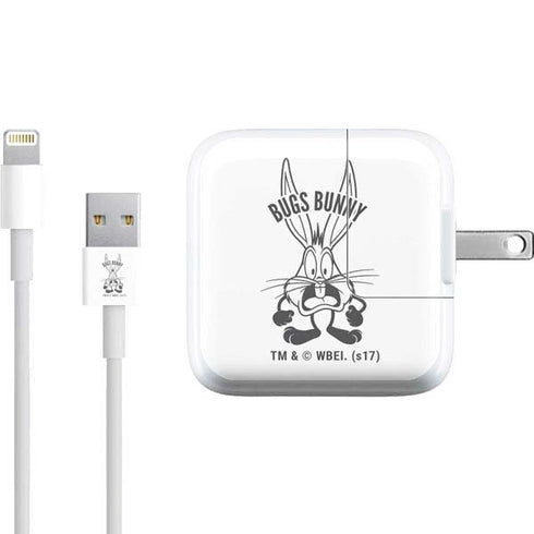 Looney Tunes Bugs Bunny Big Head iPad Charger (10W USB) Skin
