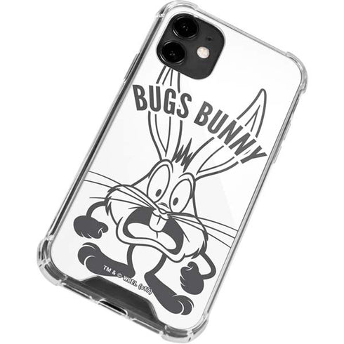 Looney Tunes Bugs Bunny Big Head iPhone 12 Clear Case