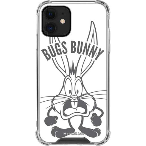 Looney Tunes Bugs Bunny Big Head iPhone 12 Mini Clear Case