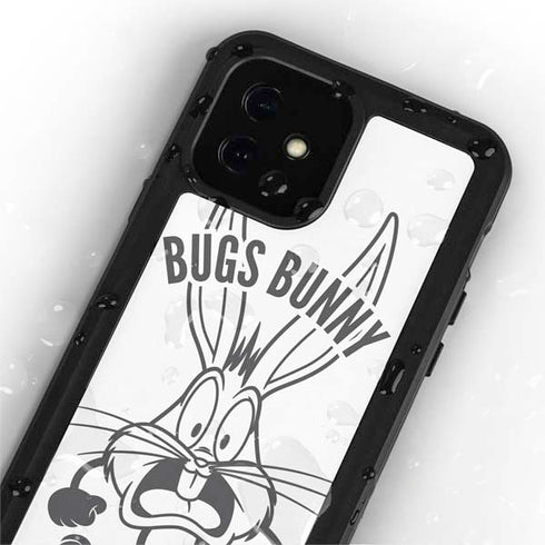 Looney Tunes Bugs Bunny Big Head iPhone 12 Mini Waterproof Case