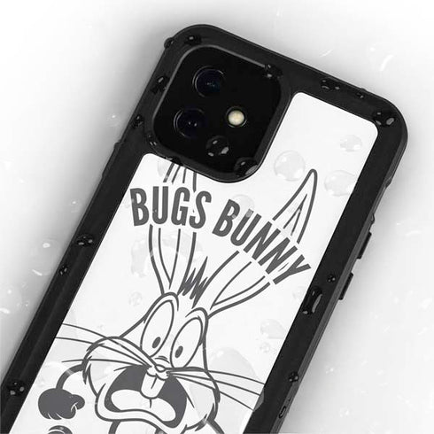 Looney Tunes Bugs Bunny Big Head iPhone 12 Waterproof Case