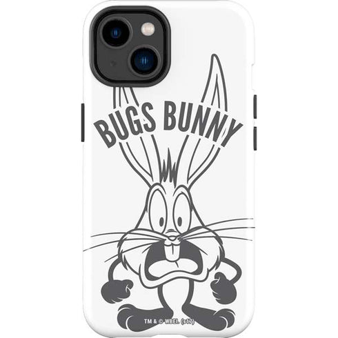 Looney Tunes Bugs Bunny Big Head iPhone 14 Plus Impact Case