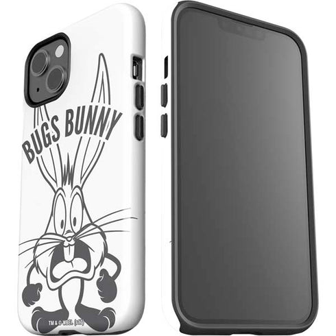 Looney Tunes Bugs Bunny Big Head iPhone 15 Plus Impact Case