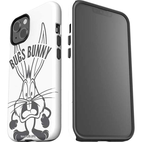 Looney Tunes Bugs Bunny Big Head iPhone 14 Impact Case