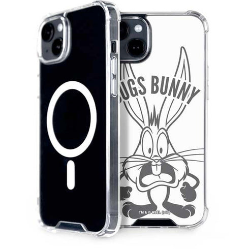 Looney Tunes Bugs Bunny Big Head iPhone 15 Plus MagSafe Case