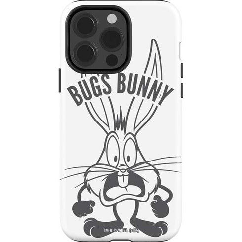 Looney Tunes Bugs Bunny Big Head iPhone 15 Pro Impact Case