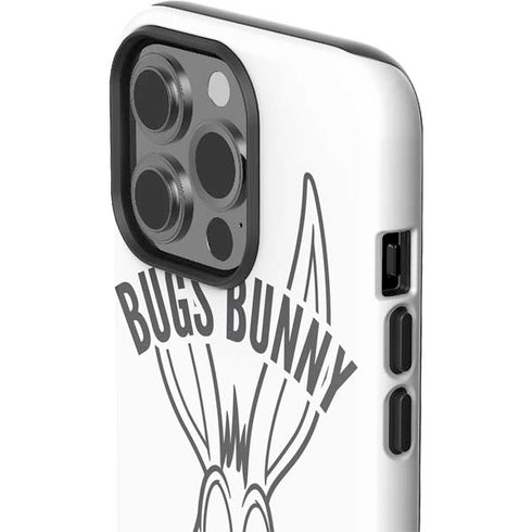 Looney Tunes Bugs Bunny Big Head iPhone 14 Pro Impact Case