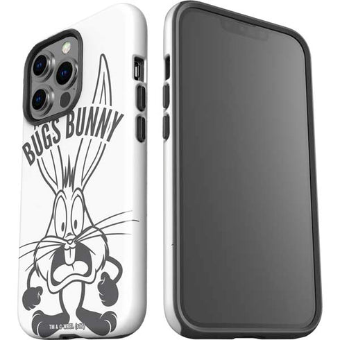 Looney Tunes Bugs Bunny Big Head iPhone 14 Pro Impact Case