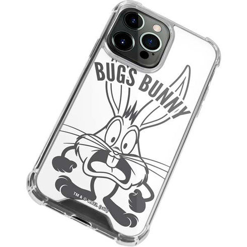 Looney Tunes Bugs Bunny Big Head iPhone 15 Pro Max Clear Case